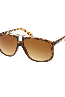 ASOS Collection Asos Top Bar Detail Aviator Sunglasses - Lyst