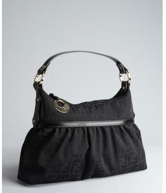  Black Zucca Canvas Chef Shoulder Bag 