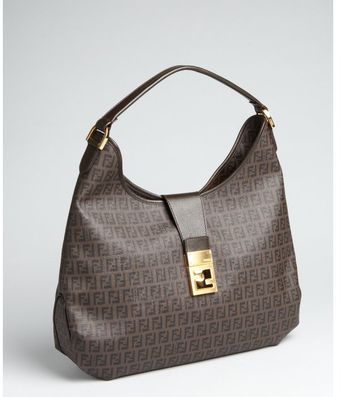  Dark Brown Zucchino Spalmati Forever Hobo Bag 