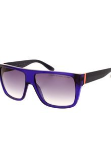 Marc Jacobs  Contrast Logo Sunglasses - Lyst