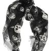 Alexander Mcqueen Skullprint Modal and Cashmereblend Scarf in Black - Lyst