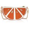 Dolce & Gabbana Texturedleather Orange Segment Shoulder Bag in Orange - Lyst