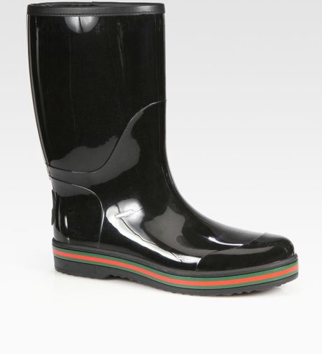 gucci rubber boots