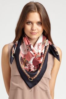 Gucci Silk Foulard Panshie Scarf - Lyst