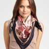 Gucci Silk Foulard Panshie Scarf in Multicolor (black) - Lyst