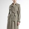 Gucci Fango Wool Trench in Green (fango) - Lyst