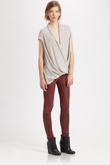Helmut Lang Shroud Twist Top - Lyst