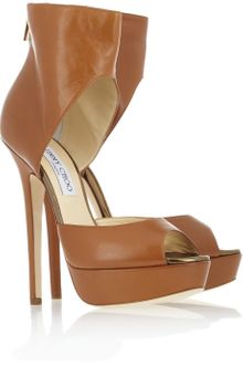 Jimmy Choo Beatrix Platform Leather Sandals - Lyst