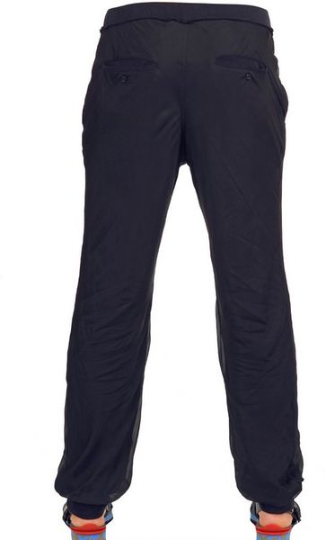 silk jogging pants