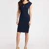 Roberto Cavalli Keyhole Dress in Blue (marine) - Lyst