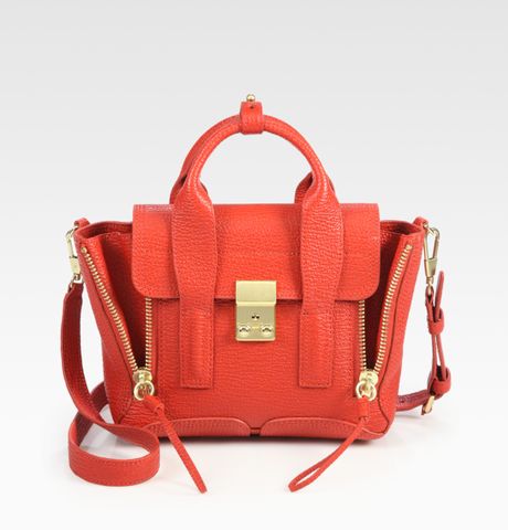 3.1 Phillip Lim Pashli Mini Satchel in Red - Lyst