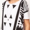 Asos Collection Asos Tshirt Tunic in Graphic Print in White - Lyst