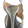Diane Von Furstenberg Zia Embossed Platform Sandals in Gray (grey) - Lyst