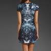 Mcq By Alexander Mcqueen Mcq By Alexander Mcqueen Moulded Torso Dress in Blue (electric blue) - Lyst