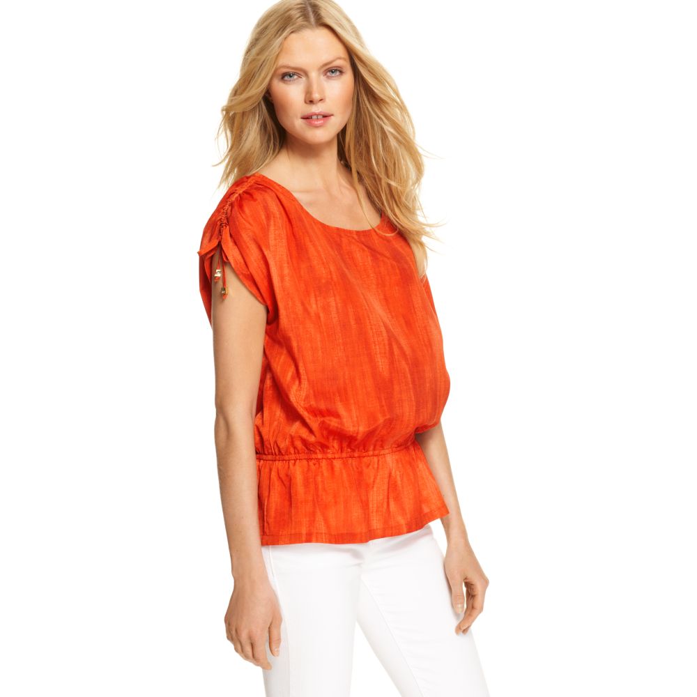 michael kors orange shirt