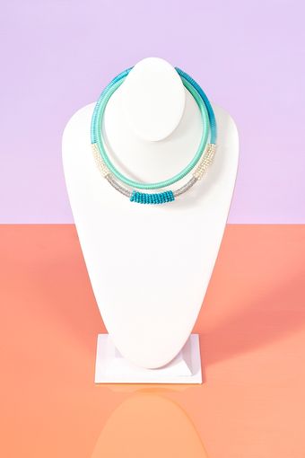 Nasty Gal Bead It Wrap Necklace - Lyst