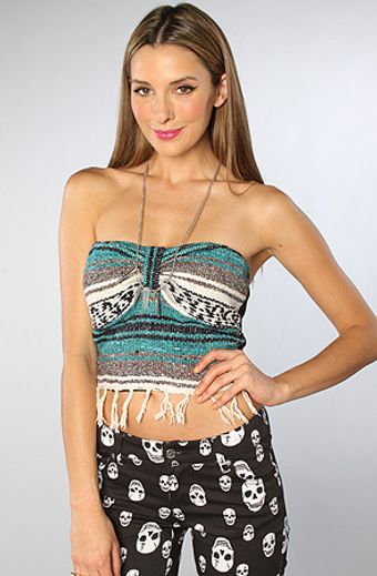 Rojas The Baja Bustier in Blue - Lyst