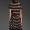 See By Chloé Funny Fries Print Layered A Line Dress in Blackpink in Multicolor (black & pink) - Lyst