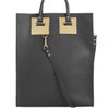 Sophie Hulme Double Plate Black Tote in Black - Lyst