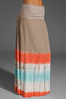 Splendid Circus Dye Maxi Skirt - Lyst