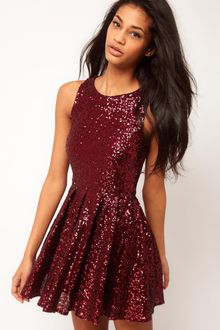 Tfnc Tfnc Sequin Prom Dress - Lyst