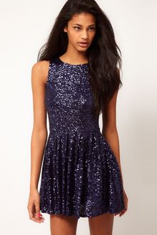 Tfnc Tfnc Sequin Prom Dress - Lyst