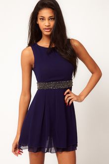 Tfnc Tfnc Skater Dress with Bauble Embellishment - Lyst