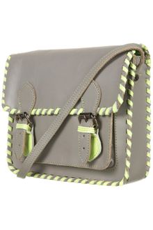 Topshop Neon Whipstitch Satchel - Lyst