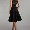 Adrianna Papell Lace Full Skirt in Black - Lyst