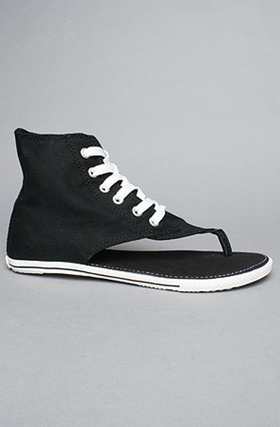 Converse The Chuck Taylor All Star Sandal in Black in Black - Lyst