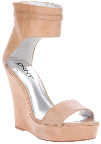 DKNY Wedge Sandal - Lyst