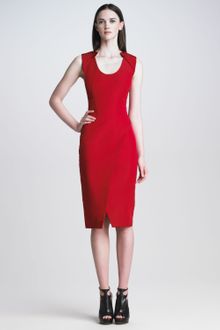 J. Mendel Sleeveless Silk Faille Dress - Lyst