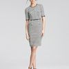 Jason Wu Belted Tweed Dress in Gray (ivory ) - Lyst
