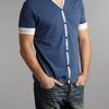 J.c. Rags V Neck Tshirt Cardigan in Blue for Men - Lyst