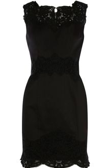 Karen Millen Heavy Cotton Lace Collection Dress - Lyst