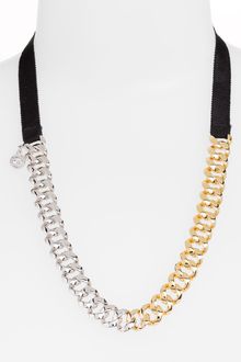 Marc By Marc Jacobs Pretty Skinny Turnlock Chain Necklace - Lyst