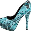 Michael Antonio Womens Kovie Pump in Blue (aqua snake polyurethane) - Lyst