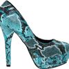 Michael Antonio Womens Kovie Pump in Blue (aqua snake polyurethane) - Lyst