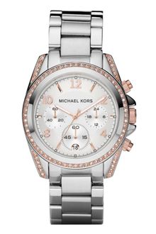 Michael Kors Womens Chronograph Stainless Steel Bracelet 39mm - Lyst