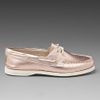 Sperry Top-sider 2Eye Boat Shoe in Gold (rose gold metallic) - Lyst