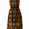 Therapy High Low Dip Hem Dress in Gray (multi-coloured) - Lyst