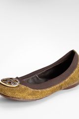 Tory Burch Glitter Caroline Ballet Flat