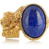 Yves Saint Laurent Arty Goldplated Glass Ring in Blue (gold) - Lyst