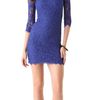 Diane Von Furstenberg New Zarita Lace Dress in Blue - Lyst