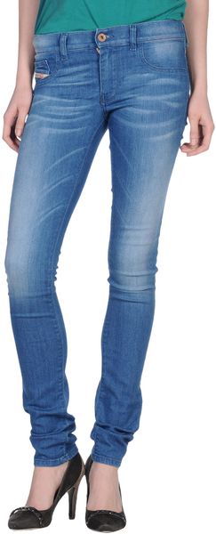 Diesel Denim Trousers in Blue - Lyst