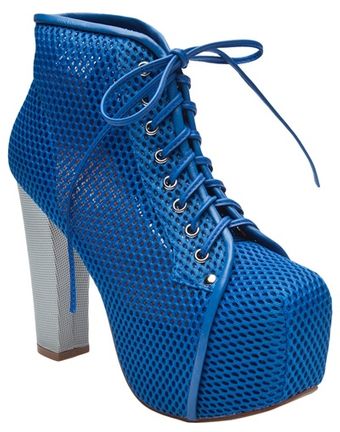 Jeffrey Campbell Lita Mesh Bootie - Lyst