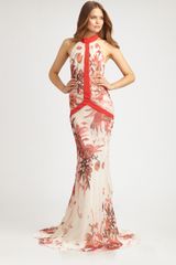 Just Cavalli Silk Crepe Dress