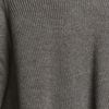 Lanvin Drape Rib Knit Cardigan in Gray (grey) - Lyst