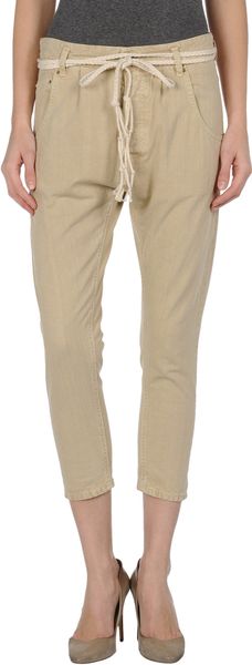 November Denim Capris - Lyst