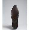 Prada Black Leather Cutout Plaque Detail Loafers in Black for Men - Lyst